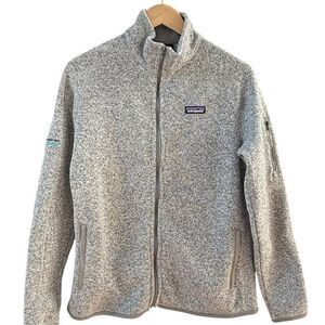 Patagonia Gray Better Sweater Mass General Branded Zip Up Sweatshirt. Large.